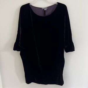 Vince Dolman Sleeve Velvet Dress